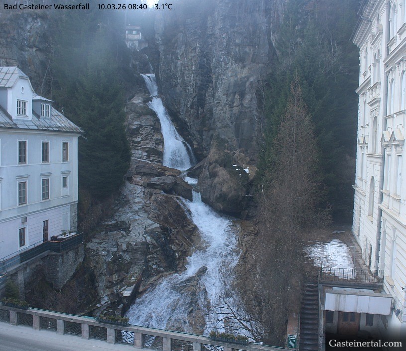 Archiv Foto Webcam Wasserfall in Bad Gastein