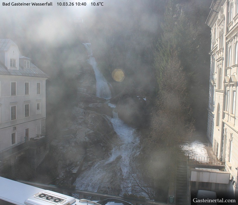 Archiv Foto Webcam Wasserfall in Bad Gastein