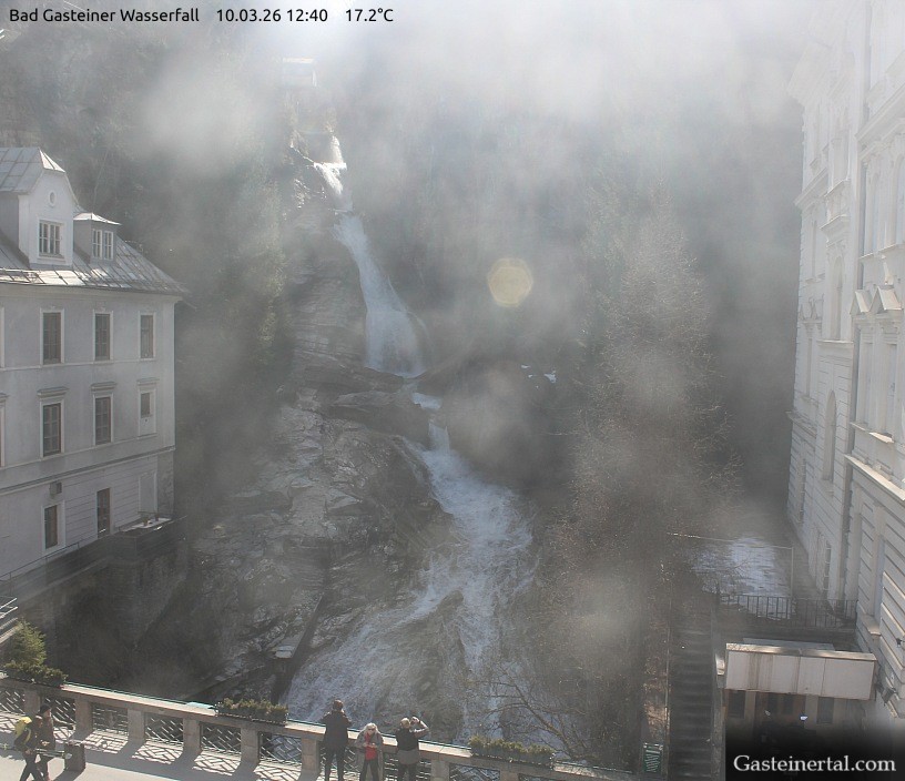 Archiv Foto Webcam Wasserfall in Bad Gastein