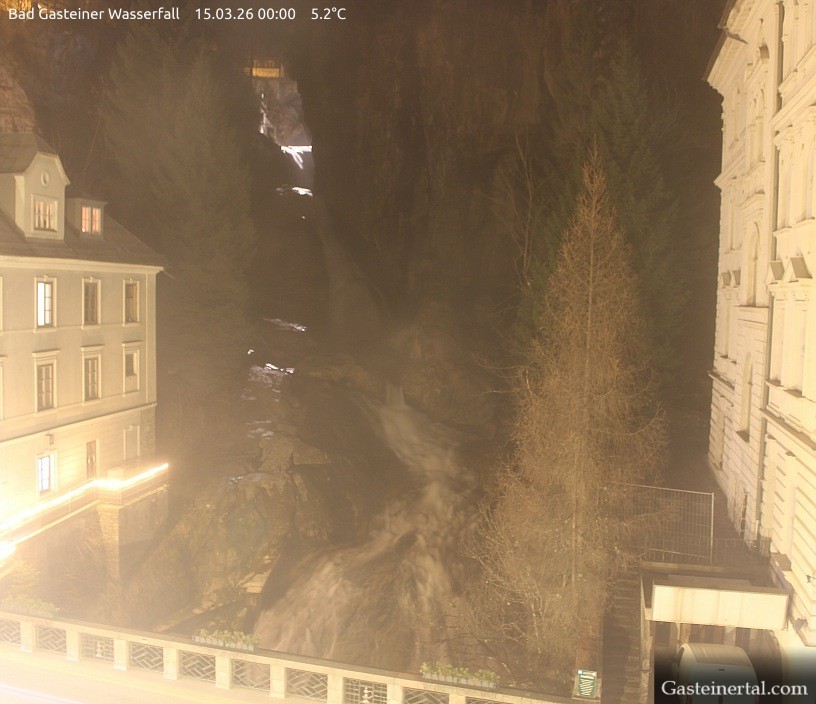 Archiv Foto Webcam Wasserfall in Bad Gastein