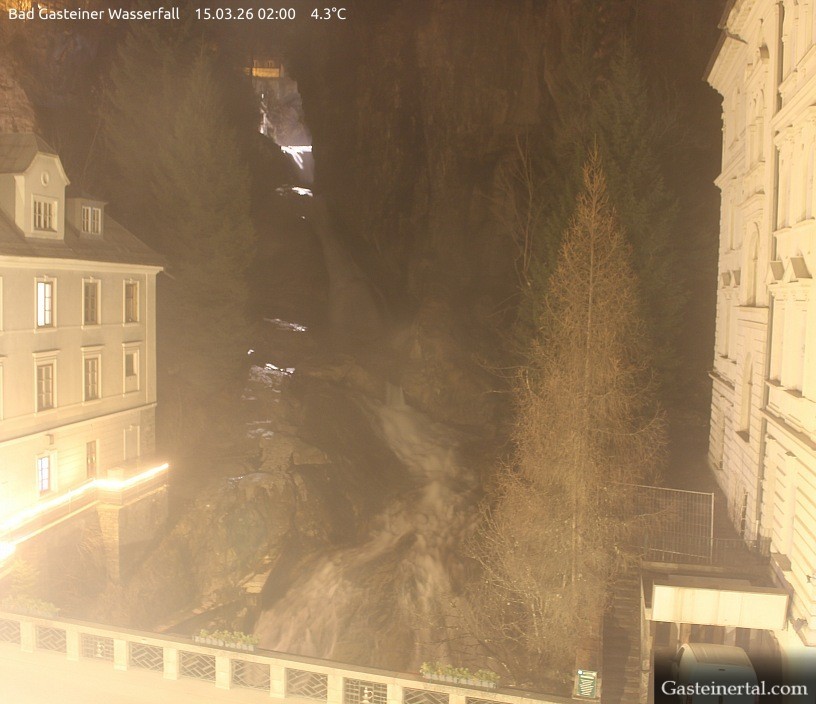 Archiv Foto Webcam Wasserfall in Bad Gastein