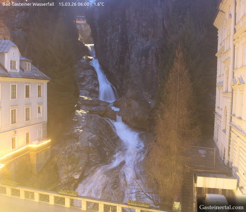 Archiv Foto Webcam Wasserfall in Bad Gastein