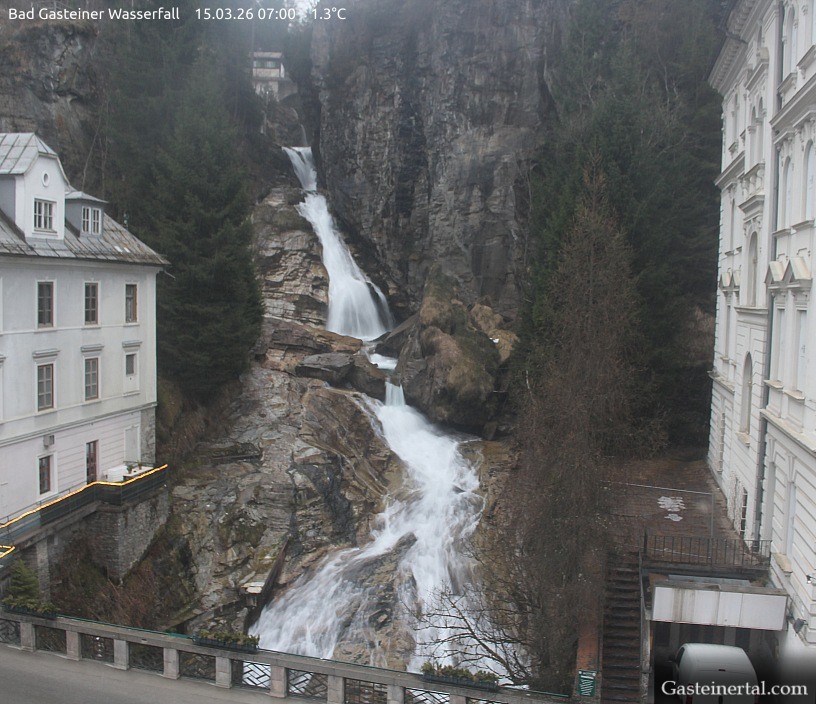 Archiv Foto Webcam Wasserfall in Bad Gastein