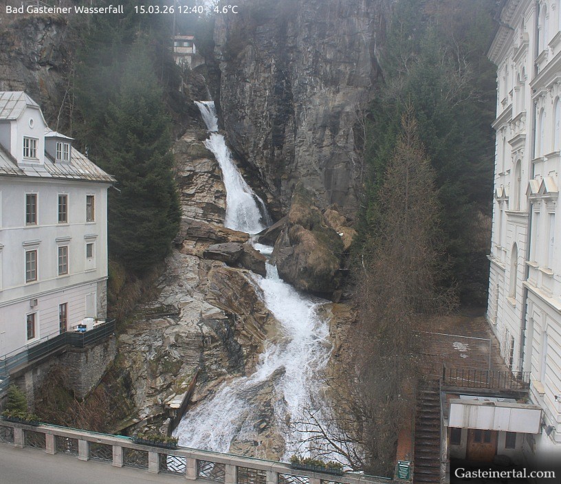 Archiv Foto Webcam Wasserfall in Bad Gastein