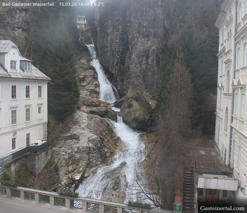 Archiv Foto Webcam Wasserfall in Bad Gastein