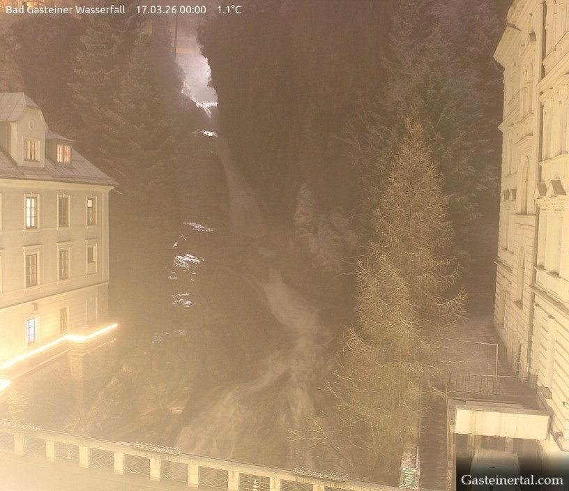 Archiv Foto Webcam Wasserfall in Bad Gastein