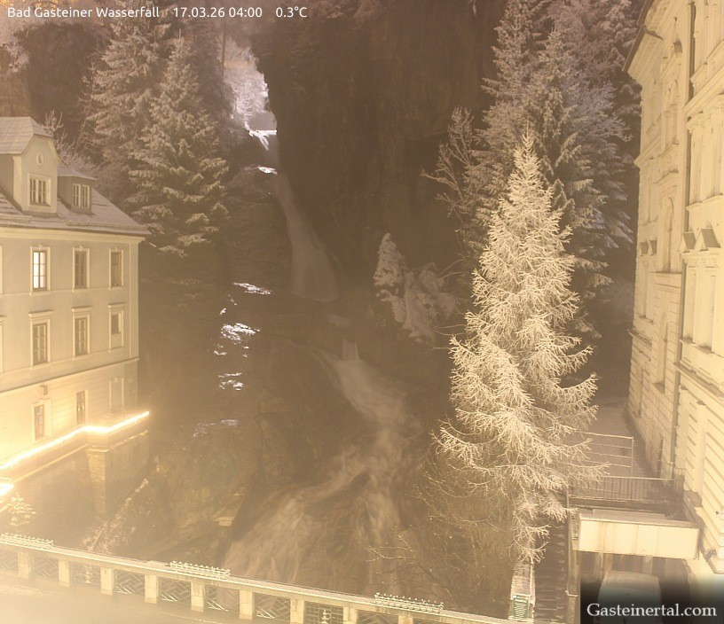 Archiv Foto Webcam Wasserfall in Bad Gastein