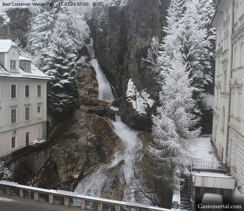 Archiv Foto Webcam Wasserfall in Bad Gastein