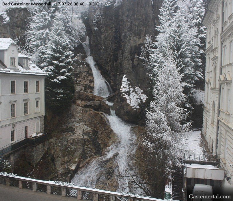 Archiv Foto Webcam Wasserfall in Bad Gastein