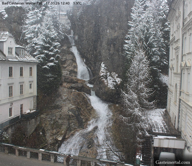 Archiv Foto Webcam Wasserfall in Bad Gastein