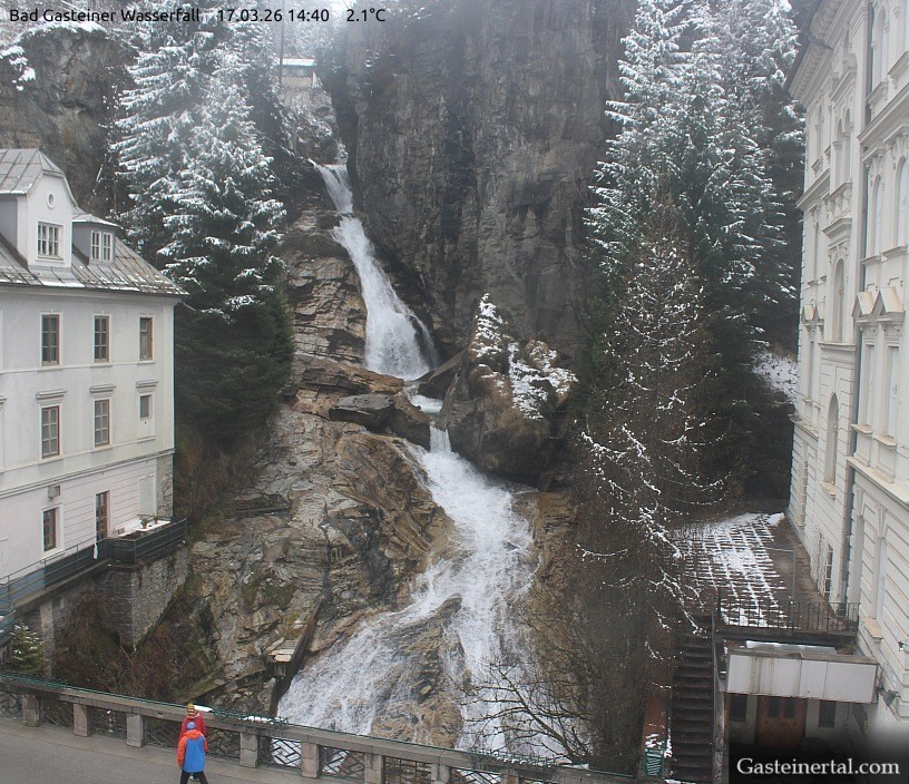 Archiv Foto Webcam Wasserfall in Bad Gastein