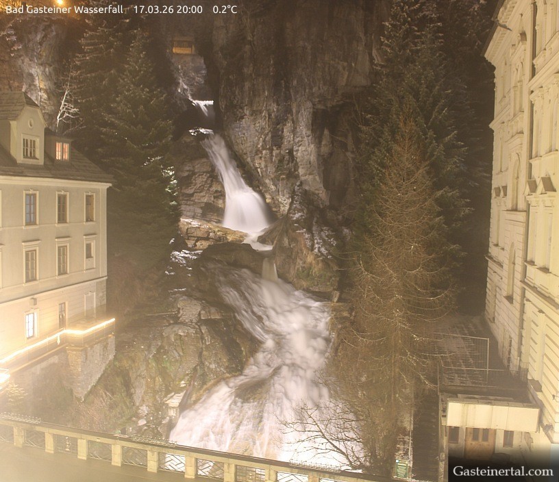 Archiv Foto Webcam Wasserfall in Bad Gastein