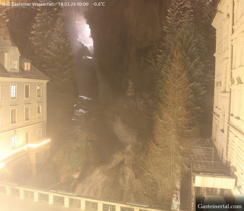 Archiv Foto Webcam Wasserfall in Bad Gastein