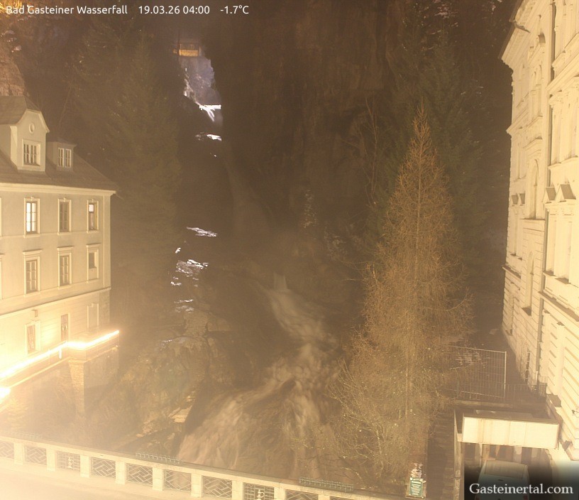 Archiv Foto Webcam Wasserfall in Bad Gastein