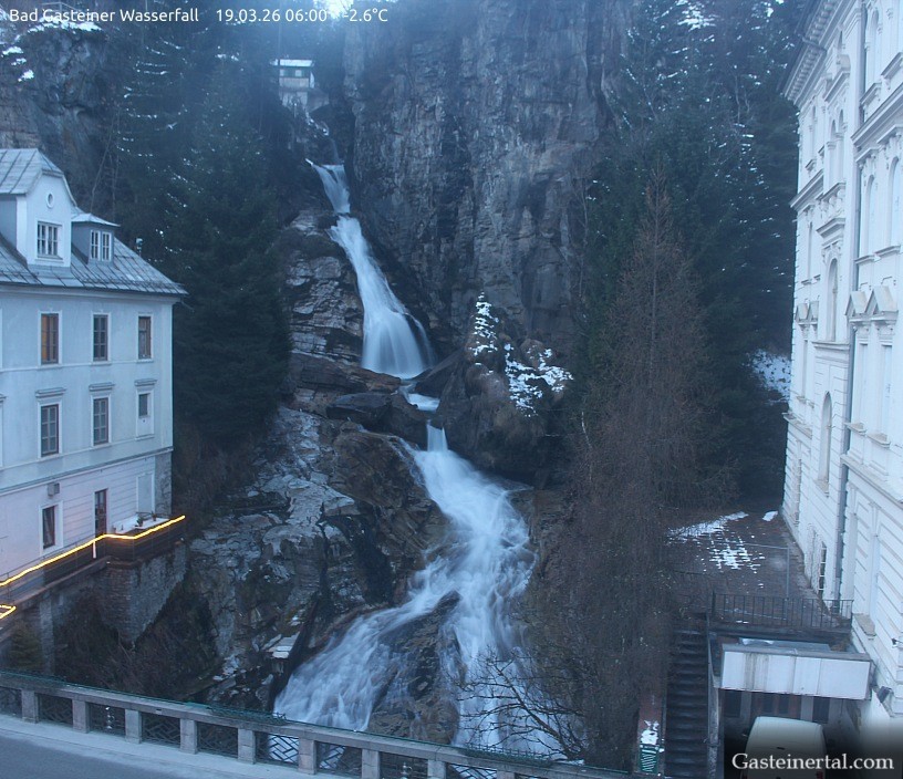 Archiv Foto Webcam Wasserfall in Bad Gastein