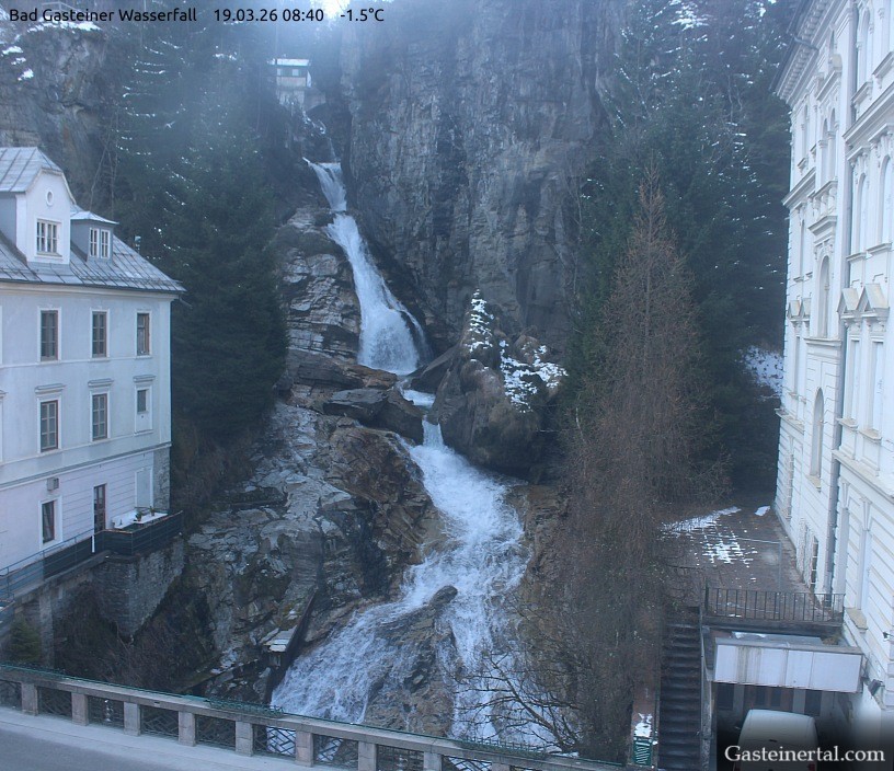 Archiv Foto Webcam Wasserfall in Bad Gastein