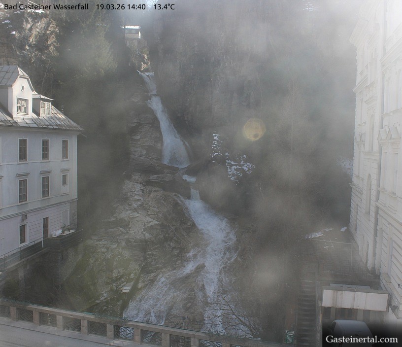 Archiv Foto Webcam Wasserfall in Bad Gastein