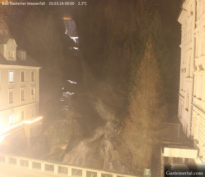 Archiv Foto Webcam Wasserfall in Bad Gastein