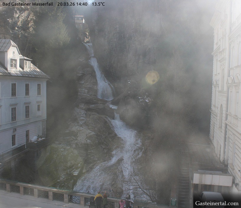 Archived image Webcam Waterfall in Bad Gastein