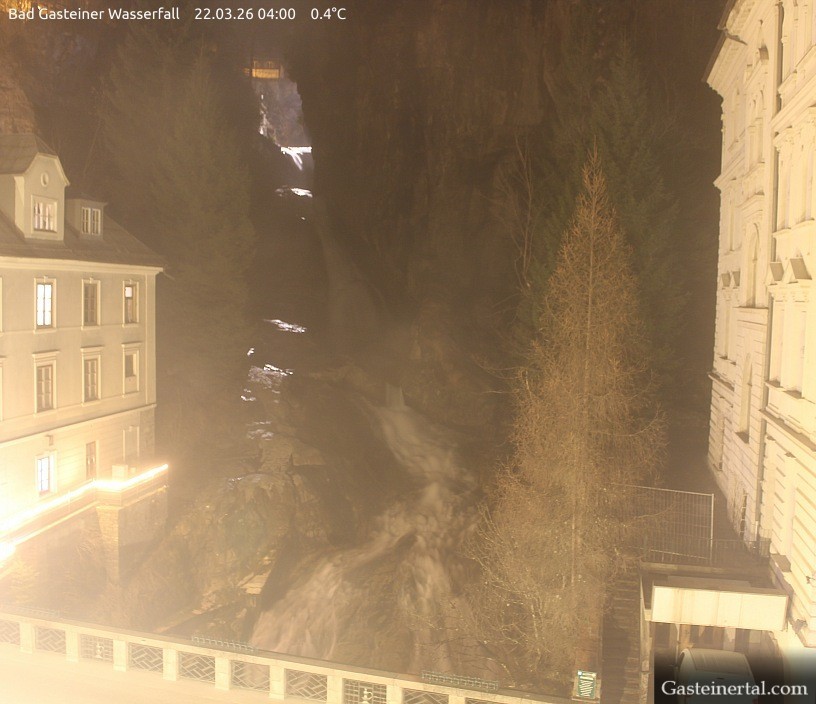 Archived image Webcam Waterfall in Bad Gastein