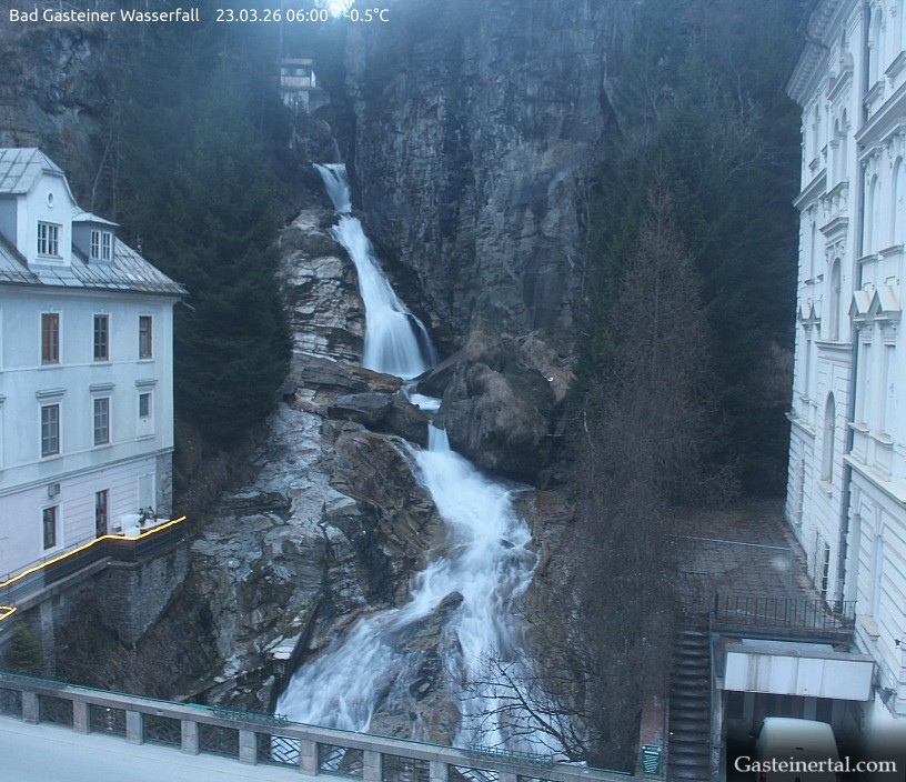 Archiv Foto Webcam Wasserfall in Bad Gastein