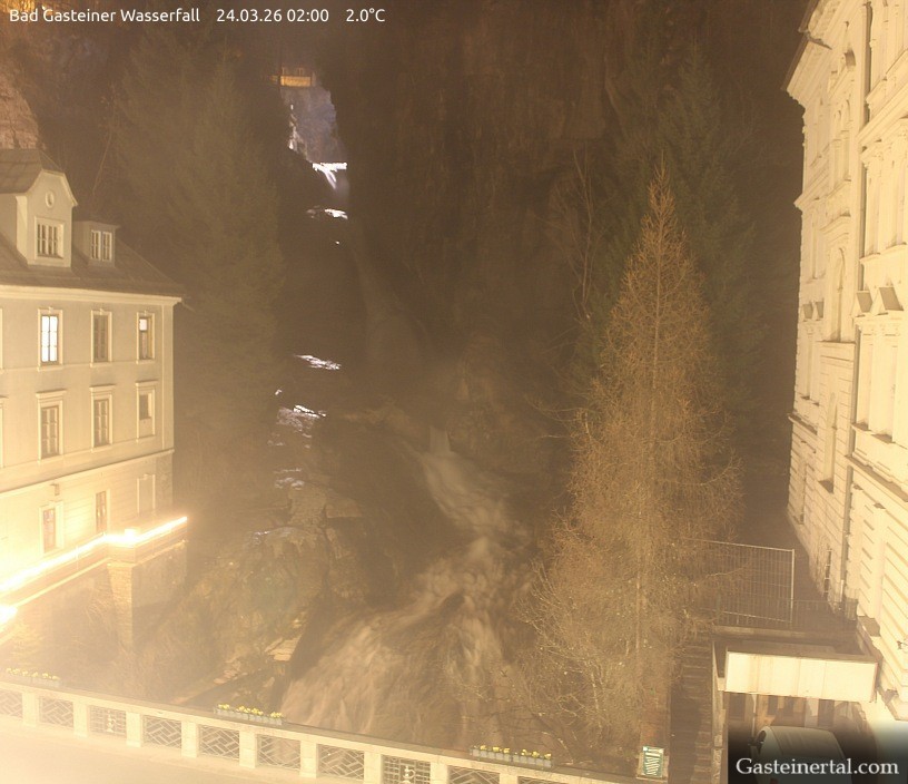 Archiv Foto Webcam Wasserfall in Bad Gastein