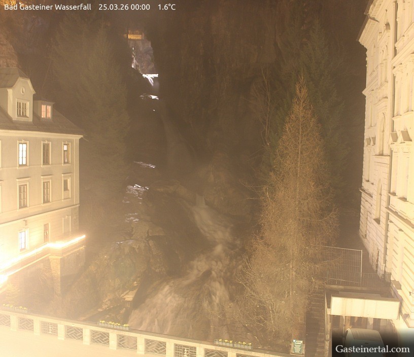 Archiv Foto Webcam Wasserfall in Bad Gastein