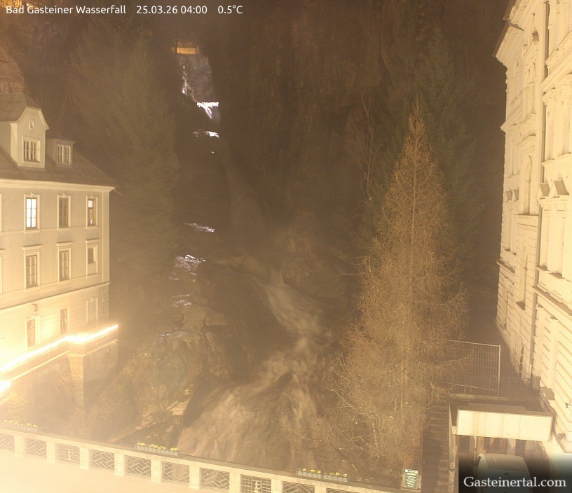 Archiv Foto Webcam Wasserfall in Bad Gastein