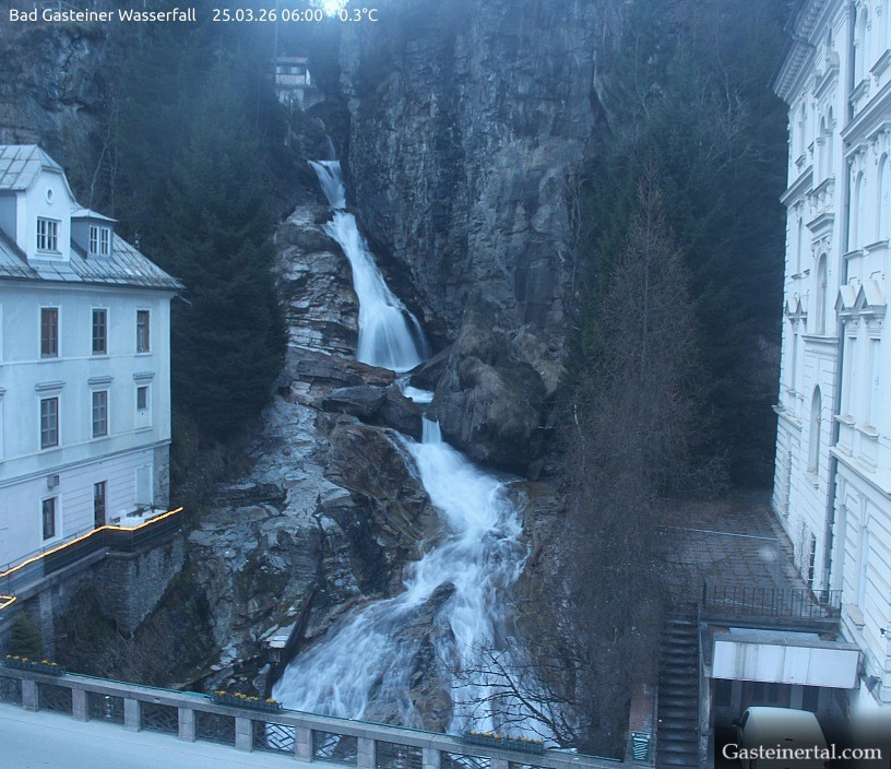 Archiv Foto Webcam Wasserfall in Bad Gastein