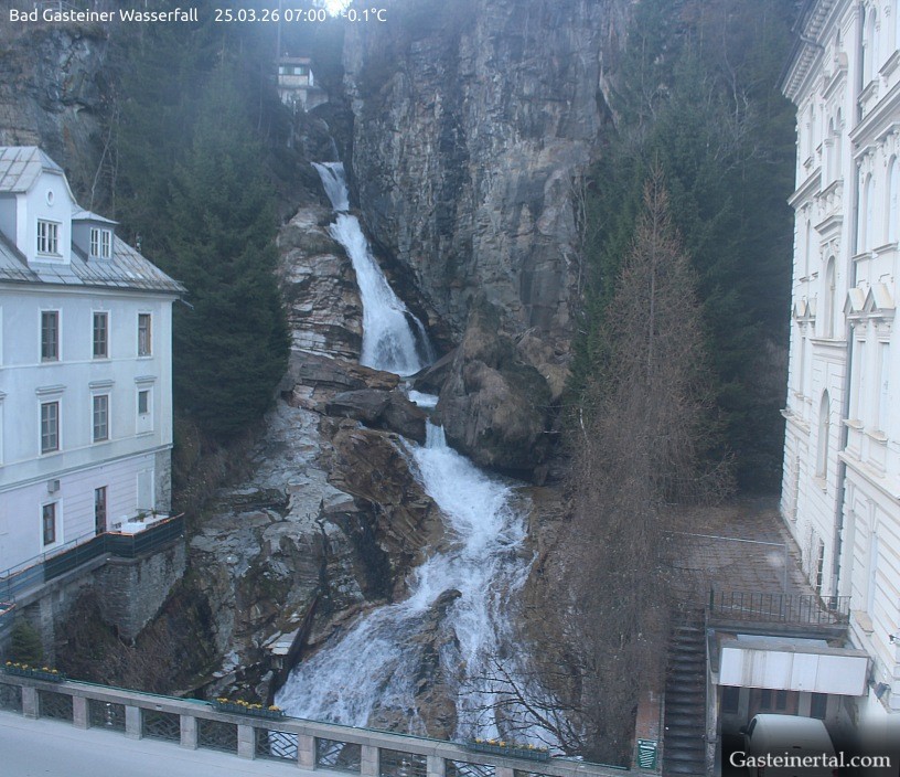 Archiv Foto Webcam Wasserfall in Bad Gastein