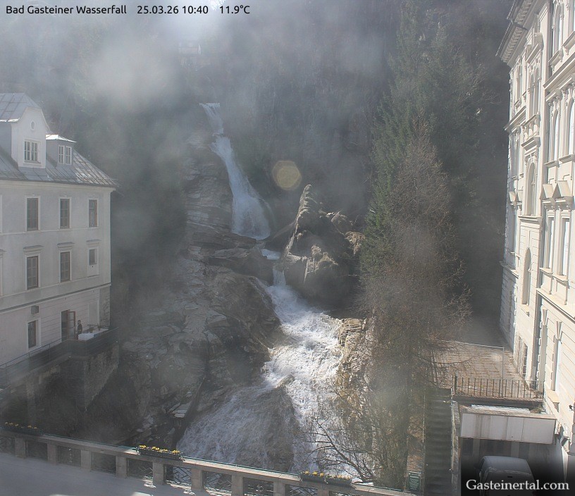 Archiv Foto Webcam Wasserfall in Bad Gastein