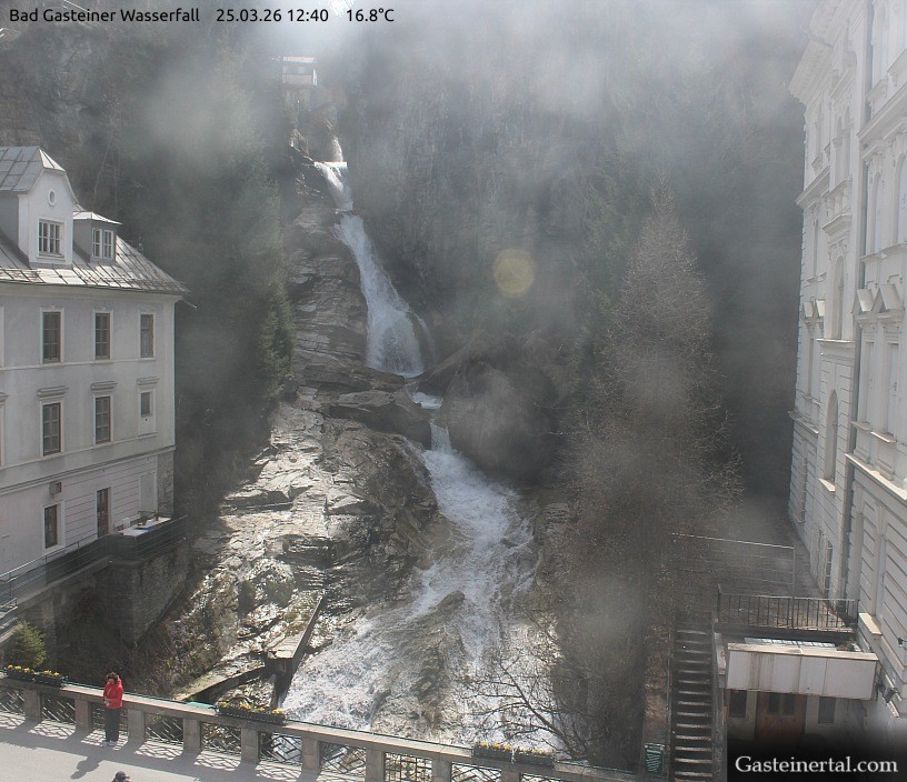 Archiv Foto Webcam Wasserfall in Bad Gastein