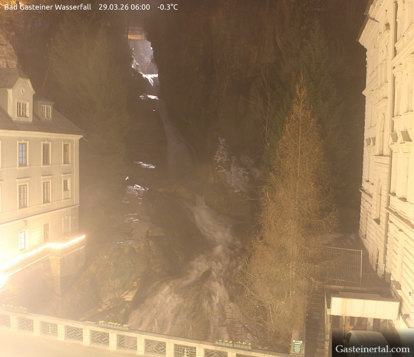 Archiv Foto Webcam Wasserfall in Bad Gastein
