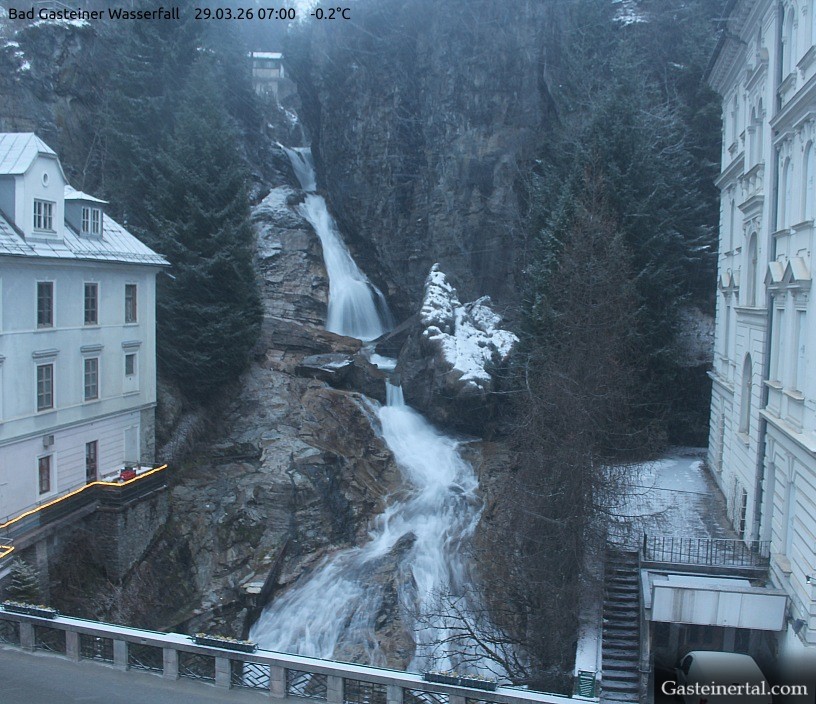 Archiv Foto Webcam Wasserfall in Bad Gastein