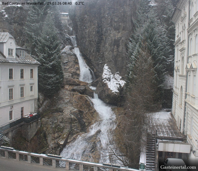 Archiv Foto Webcam Wasserfall in Bad Gastein