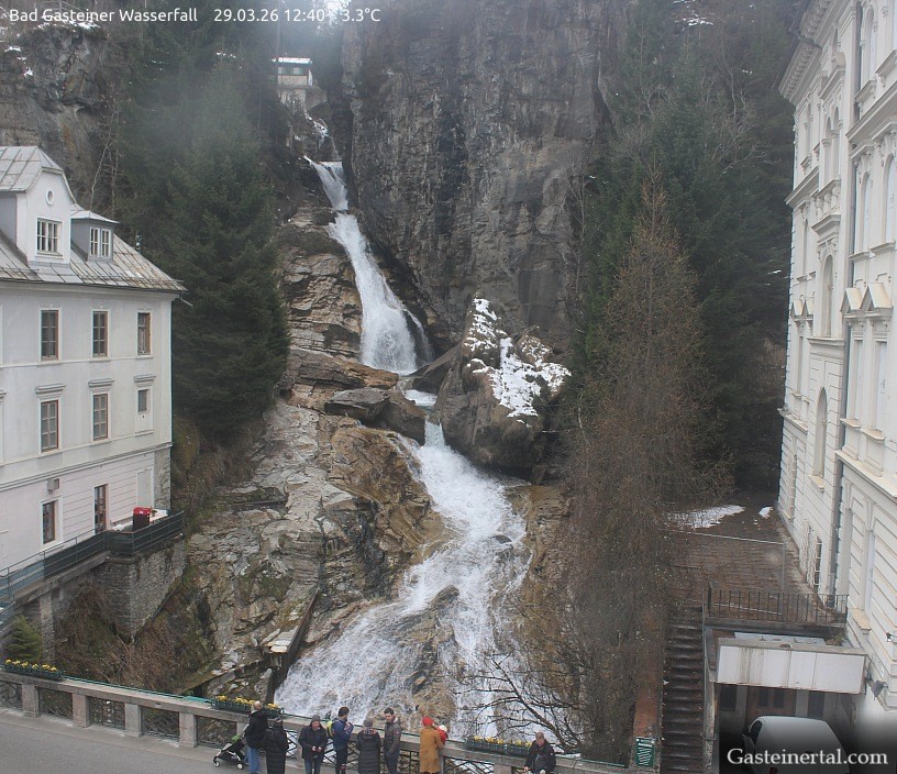 Archiv Foto Webcam Wasserfall in Bad Gastein