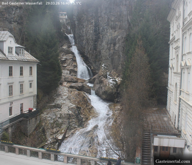 Archiv Foto Webcam Wasserfall in Bad Gastein