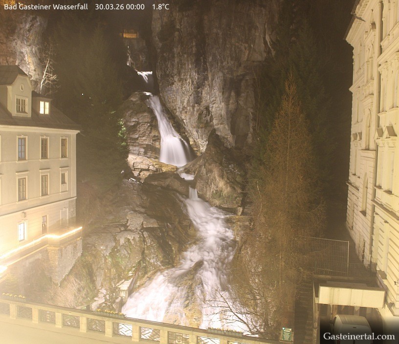 Archiv Foto Webcam Wasserfall in Bad Gastein