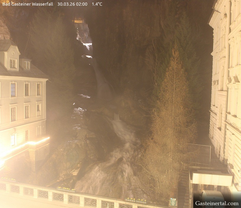 Archiv Foto Webcam Wasserfall in Bad Gastein
