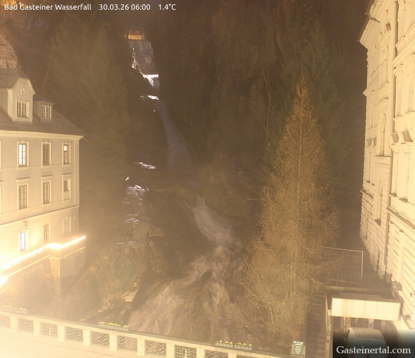 Archiv Foto Webcam Wasserfall in Bad Gastein