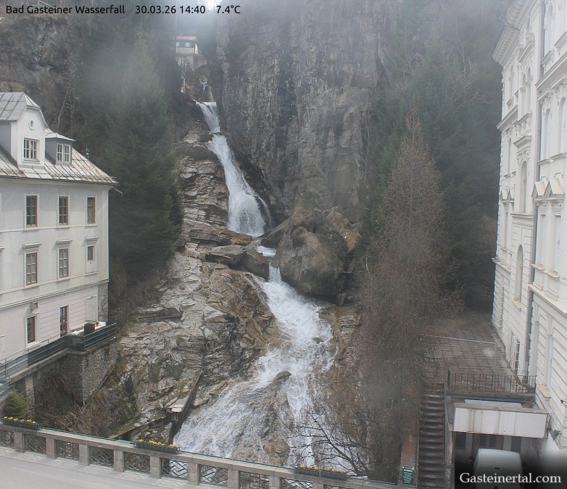 Archiv Foto Webcam Wasserfall in Bad Gastein