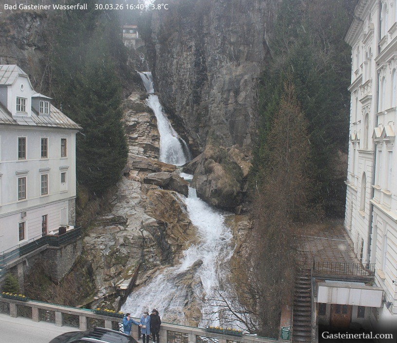 Archiv Foto Webcam Wasserfall in Bad Gastein