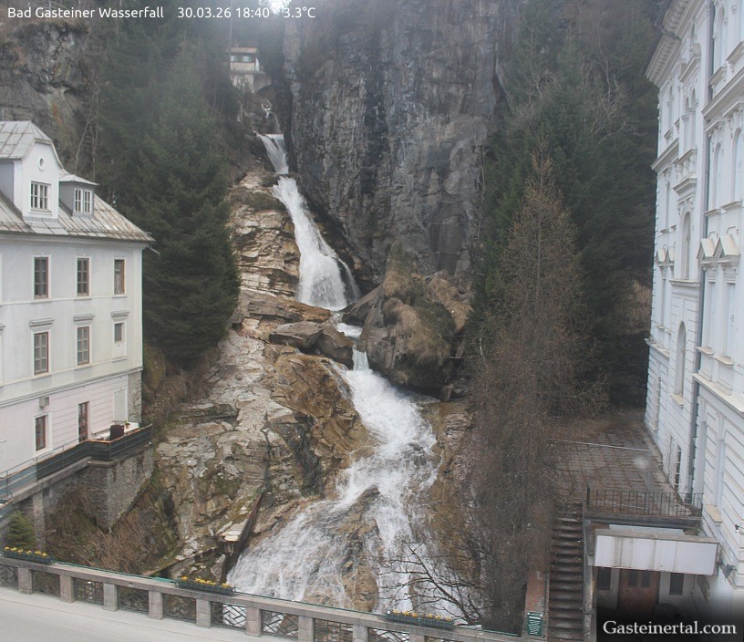 Archiv Foto Webcam Wasserfall in Bad Gastein