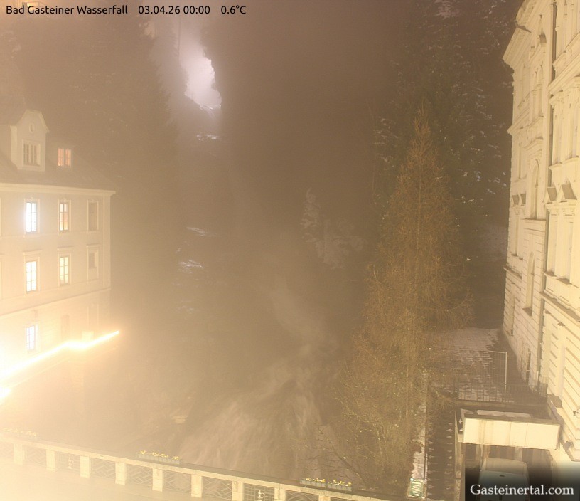 Archiv Foto Webcam Wasserfall in Bad Gastein