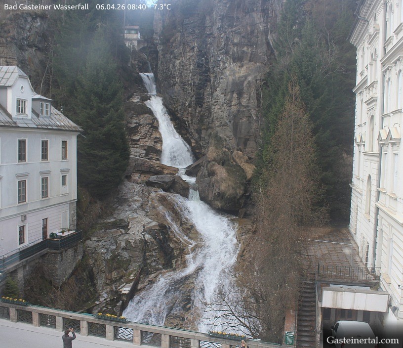 Archived image Webcam Waterfall in Bad Gastein