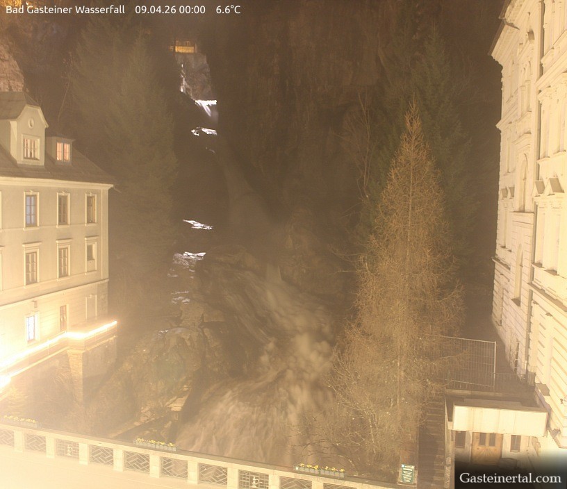 Archiv Foto Webcam Wasserfall in Bad Gastein