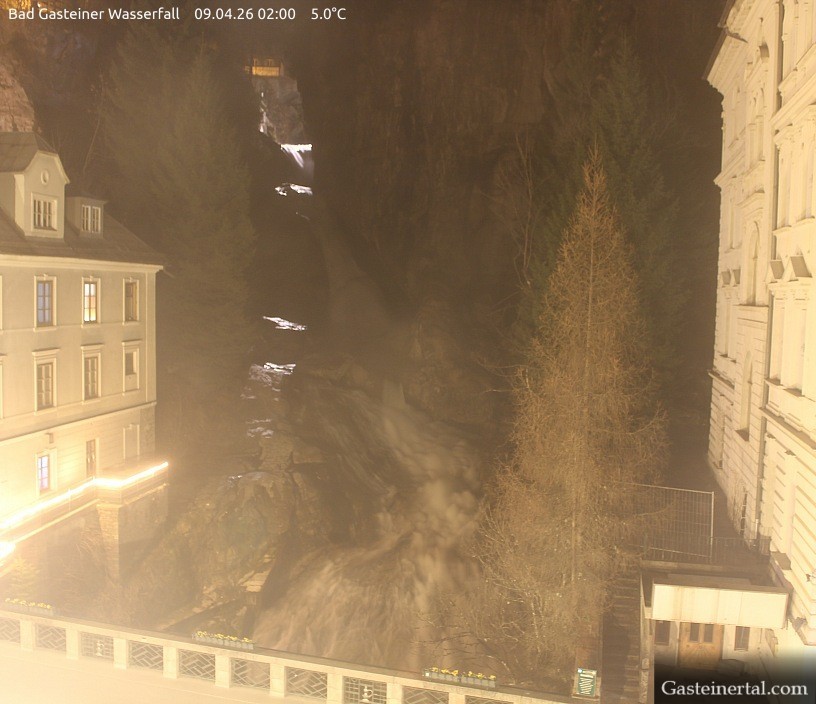 Archiv Foto Webcam Wasserfall in Bad Gastein