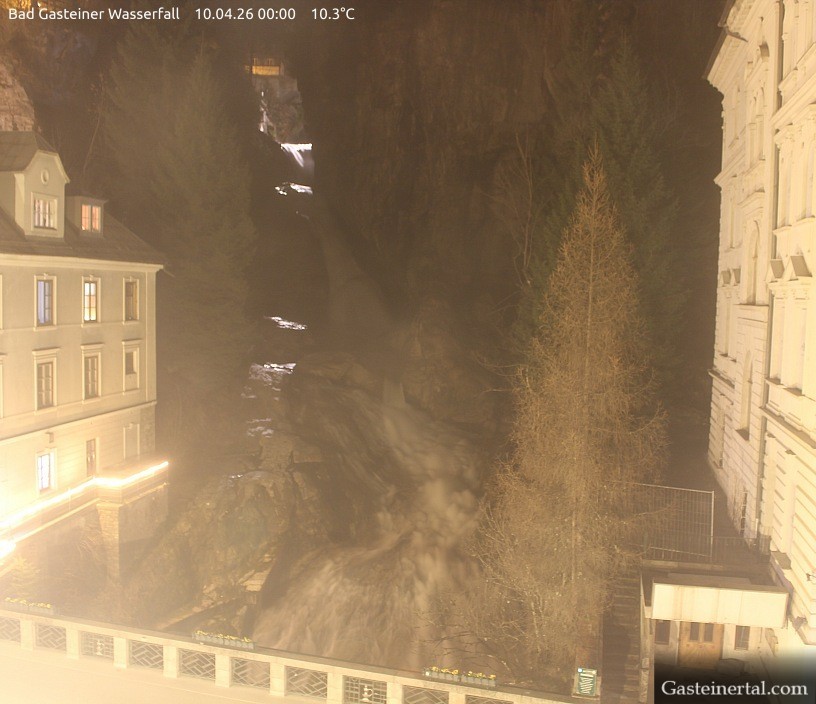 Archiv Foto Webcam Wasserfall in Bad Gastein