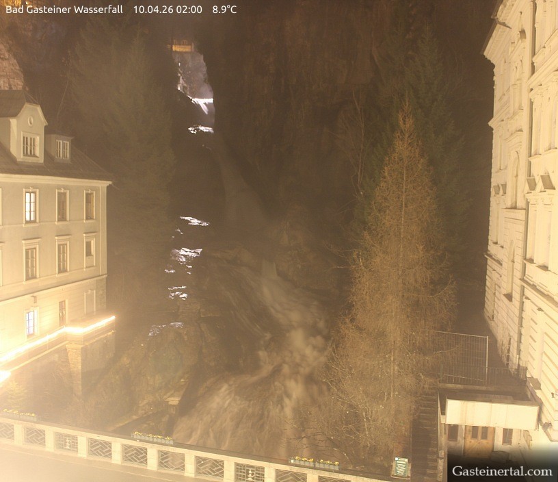Archiv Foto Webcam Wasserfall in Bad Gastein