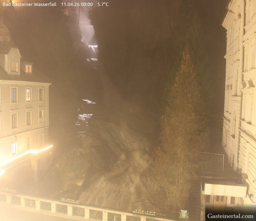 Archiv Foto Webcam Wasserfall in Bad Gastein